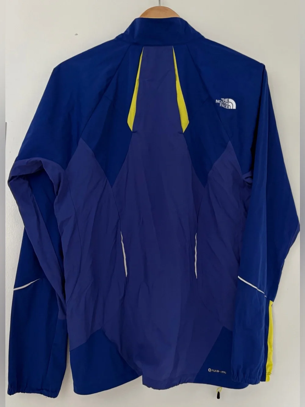 The North Face Men's jacket - Royal Blue + Boston Yellow